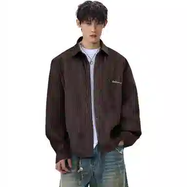 MEIPIN TANG Vintage Corduroy Shirt