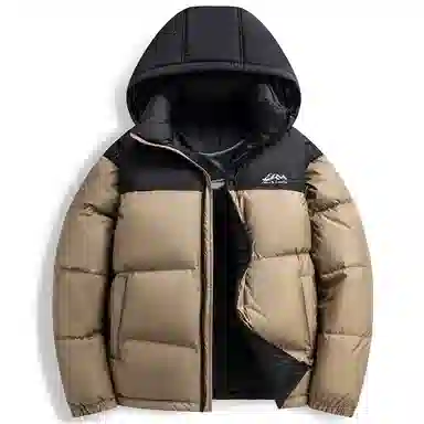 鸭鸭 极寒户外运动保暖冬季外套基础百搭短款可拆卸连帽面包羽绒服 男款