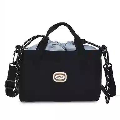 醇龙 百搭轻便时尚通勤小包休闲抽绳 尼龙 手提包 常规 男女同款情侣款 多色