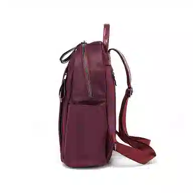 红蜻蜓 简约百搭实用大容量日常 织物 双肩包 常规 女款 黑色/卡其色/粉红色