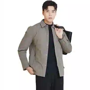 古鲨 时尚翻领时尚行政冬装羽绒服 男款