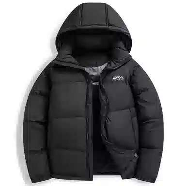 鸭鸭 极寒户外运动保暖冬季外套基础百搭短款可拆卸连帽面包羽绒服 男款