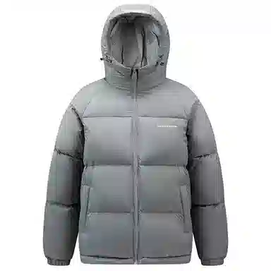 鸭鸭 极寒系列 石墨烯蓄热加厚保暖连帽冬季外套纯色韩版休闲基础百搭短款户外运动面包羽绒服 男女同款