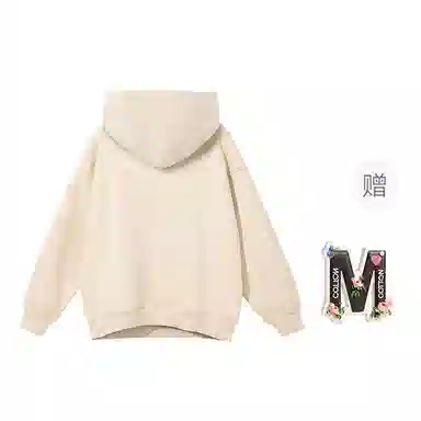 玉儿恋 连帽百搭潮流印花美式卫衣 男女同款