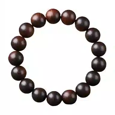 吉千年 【顺丰包邮】新中式复古潮流风 好运 生日 招财进宝陈化料高油高密黑油雷击太行山 崖柏 木作手串 男女同款情侣款