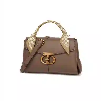 红蜻蜓 优雅复古时尚气质妈妈百搭高级感通勤 牛皮 单肩包斜挎包手提包 女款 多色