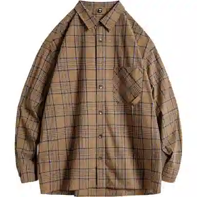 MADEN Vintage Plaid Shirt