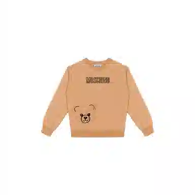 MOSCHINO Embroidered cotton sweatshirt