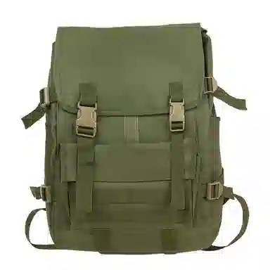 茵初 复古旅行运动通勤工装 牛津布 双肩包 常规 男女同款情侣款 多色