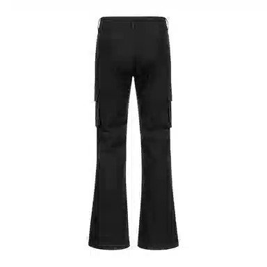 顶峰保罗 美式复古迷彩多口袋工装无性别主义微喇阔腿街头低腰高街伐木弹力长裤宽松百搭嘻哈休闲裤 男女同款