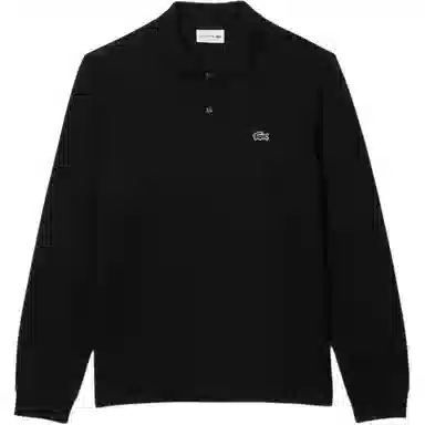 Lacoste Logo Patch Long Sleeve Polo