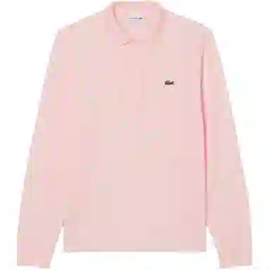 Lacoste Logo Patch Long Sleeve Polo