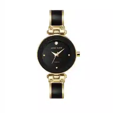 Anne Klein Quartz Watch 24mm Black Dial