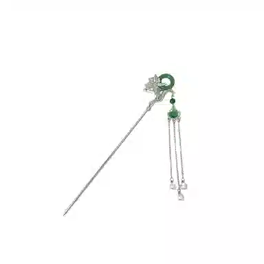 大唐国鼎 荷花扣新中式简约时尚小众设计国潮宫廷风精致纹理招财纳福旺事业学业本命年财运 好运 合金 发簪 女款