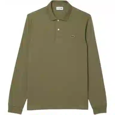 Lacoste Logo Patch Long Sleeve Polo