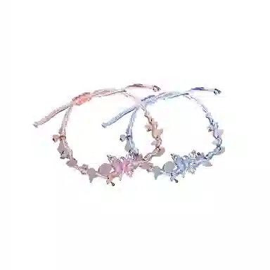 希遇 皓影蝶结 清新简约高级精致轻奢 创意小众设计 温柔大方 日常百搭#好运 合金 手链 女款