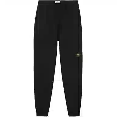 Stone Island Logo Sweatpants Black