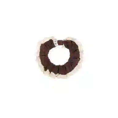 水中玉 花边加粗高弹力耐用不勒头 布艺 头绳 女款