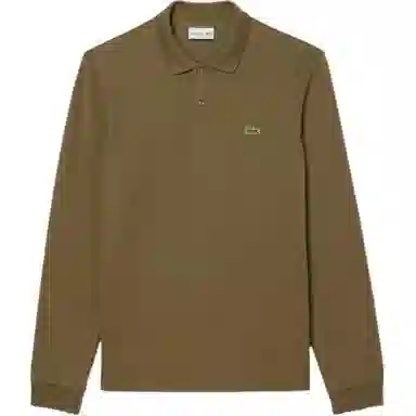 Lacoste Logo Patch Long Sleeve Polo