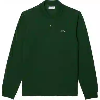 Lacoste Logo Patch Long Sleeve Polo