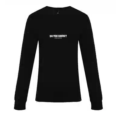 Jordan AS M JSW LS AJ3 DO YU KNOW logoT