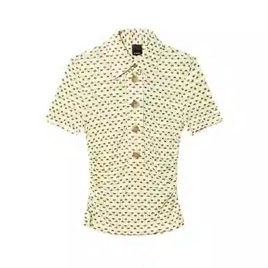 PINKO SS22 Yellow Polo