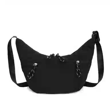 醇龙 简约休闲大容量百搭通勤轻便运动饺子学生百搭 尼龙 斜挎腋下单肩包 男女同款情侣款 多色