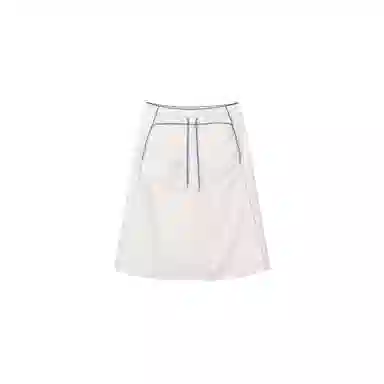 SCULPTOR Shirring Lowrise Midi Skirt