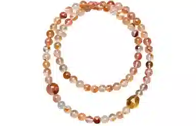 石头记 锦鲤好运 随型黄水晶 玉髓叠戴串珠 招米转运珠 暴富做个富婆 诸事顺利 事业上岸  日常百搭#好运 礼盒款天然 红胶花 手串 女款