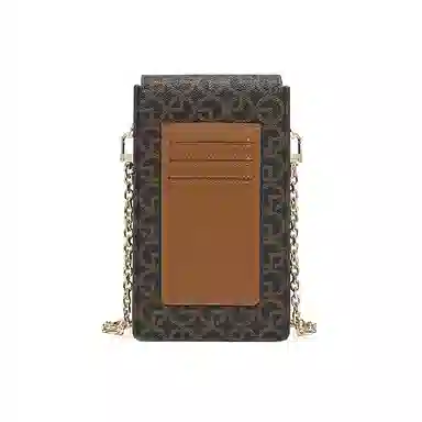Goldlion Crossbody Phone Bag Brown