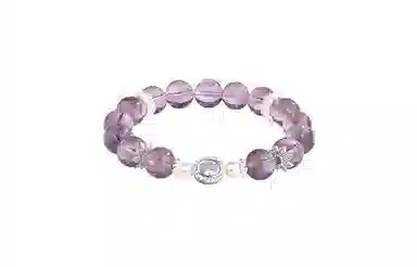 百利金 紫气东来平安转运顺遂纳福国潮复古新中式精致轻奢优雅气质经典百搭小众设计转运#好运 紫水晶 手串 男女同款情侣款