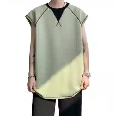 单爵 解构缝线运动夏季外穿背心 男女同款