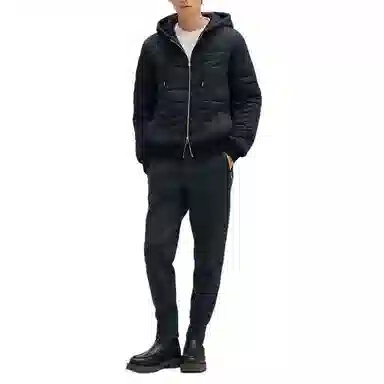 Hermes Quilted Hoodie Sweater