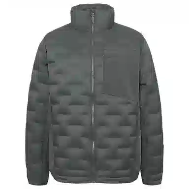 鸭鸭 纯色轻薄立领时尚简约百搭外套羽绒服 男款