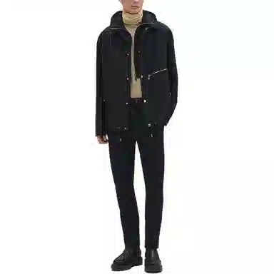 HERMES FW25 Detachable Hood Coat