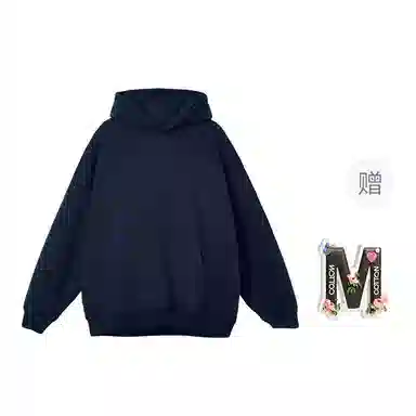 棉购 美式连帽潮流花卉涂鸦印花秋冬季加绒加厚长袖上衣外套卫衣 男女同款