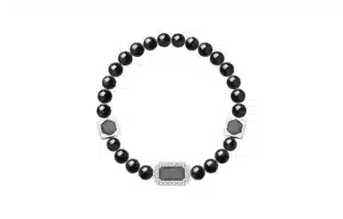 百利金 八方好运 国潮复古新中式平安纳福顺遂如意精致轻奢气质百搭日常通勤小众设计转运珠手饰 虎眼石 手串 男女同款情侣款