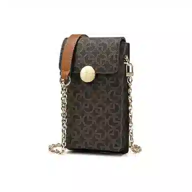 Goldlion Crossbody Phone Bag Brown