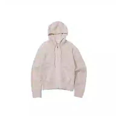 SCULPTOR Beaded Hoodie Zip-Up Pale