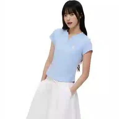 PSO Brand Mini Westie V-Neck Tee