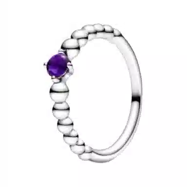 Pandora Purple Charm Ring