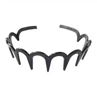 蒙妮 简约波浪高颅顶齿梳 树脂 发箍 女款