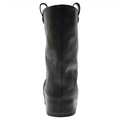 Acne Studios Folded Sleeve Ankle Boots Black