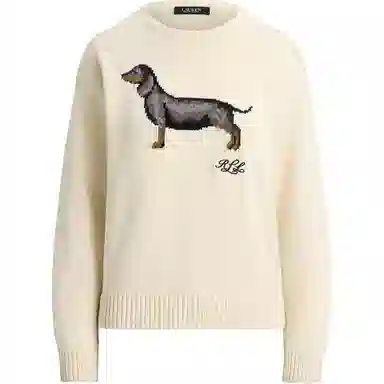 Lauren Ralph Lauren Oversized Cotton Pullover Knit