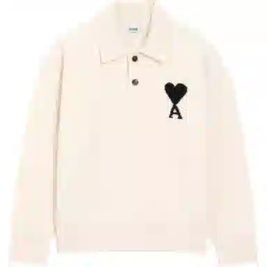 AMIPARIS Long Sleeve Polo Shirt