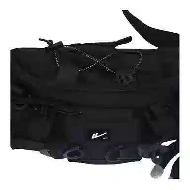 Warrior Nylon Chest Waist Bag Black