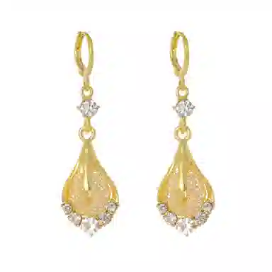 澜耀 日韩 气质文艺极简高级感几何 铜合金 耳环 女款