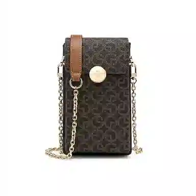 Goldlion Crossbody Phone Bag Brown