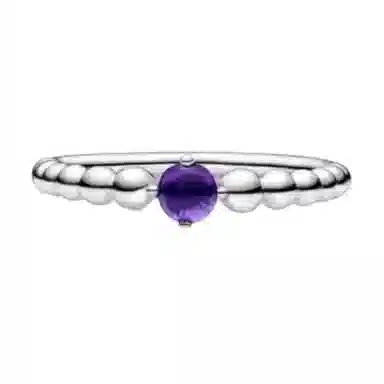 Pandora Purple Charm Ring