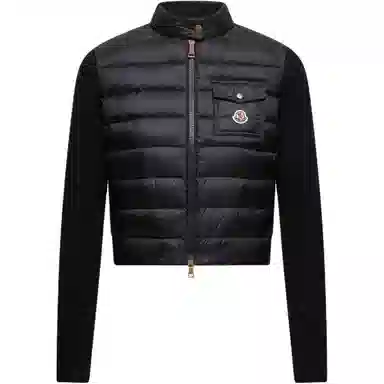 Moncler Padded Corduroy Wool Cardigan